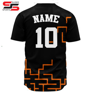 Maillot de baseball le plus vendu, personnalisable gratuitement, mode masculine, impression, séchage rapide, vêtements de baseball en gros, maillot de baseball - Product Image 6