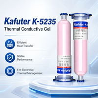 Gel conducteur thermique Kafuter K-5235 30ml, silicone à haute conductivité thermique pour remplissage, LED, CPU, travail du bois, construction