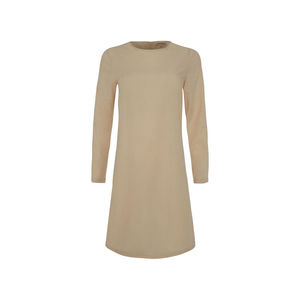 Tunique en coton beige respirante et décontractée, tailles XS-6XL - Product Image 1