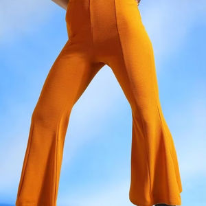 กางเกงขาบานสำหรับผู้หญิงกางเกงระบายอากาศทรงหลวมสำหรับฤดูหนาว - Product Image 3