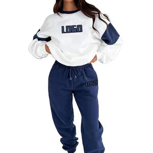 Ensemble survêtement et pantalon de jogging pour femme, vêtements de sport respirants, confortables, pour l'entraînement physique, tenue athlétique décontractée, vêtements de détente - Product Image 1
