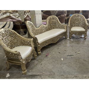 ชุดโซฟาเวทีงานแต่งงานทำจากไม้แกะสลักด้วยมือสำหรับงานปาร์ตี้เฟอร์นิเจอร์เวทีงานแต่งงาน - Product Image 1