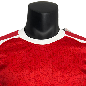 Nouveau maillot de football d'entraînement 2025, design européen, multicolore à carreaux, pour adultes et enfants, maillot de football en maille d'hiver, service OEM de personnalisation - Product Image 4