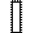 CORINOX 200 mm Precision Flat Blunt <b>File</b> 22 X 5 mm SH2 HORSE Rasps & <b>Files</b> - Product Image 3