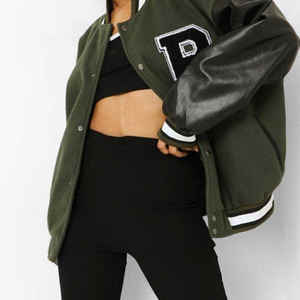 Custom Women Varsity Jacket-Prendas de abrigo de moda de alta calidad para deportes, ropa casual y equipos - Product Image 3