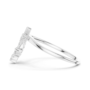 Bague en diamant de laboratoire de 0,128 carat pour femmes, clarté VVS-VS EF, or 18 carats, 14 carats, 10 carats et argent 925, or rose, or jaune, or blanc - Product Image 4