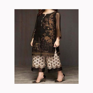 ออกแบบอย่างเคร่งครัดผู้หญิง salwar kameez อินเดียปากีสถานชาติพันธุ์ผู้หญิงเย็บขายส่งราคาต่ําสุด 3 ชิ้นอินเดีย - Product Image 2