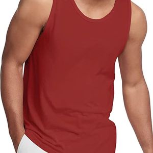 Camisetas sin mangas tejidas de algodón 100% a granel para hombres Estilo casual para gimnasios y entrenamientos - Product Image 2
