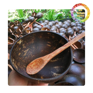 Bols en bois naturel et noix de coco | Fabriqués à partir de matériaux durables pour un usage quotidien - Product Image 3