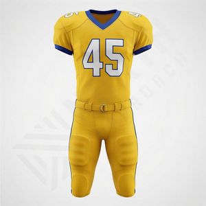 Nueva Camiseta de Fútbol Americano Personalizada al por Mayor, Ropa Profesional para Equipos, Alta Calidad, Bajo Precio, Rendimiento, Talla Grande, 100% Poliéster - Product Image 1