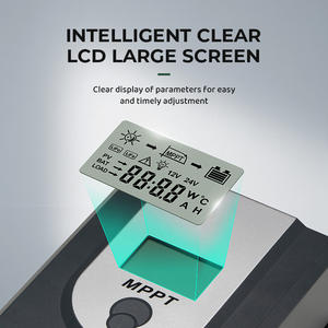 Contrôleur de Charge Solaire Automatique Solardance 15A 12V/24V MPPT pour Batterie au Lithium, Tension PV Max 60V, Précision de 99%, Température Intégrée - Product Image 6