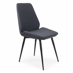 Chaise de salle à manger rembourrée moderne CALINA, pieds en acier – Meubles de salle à manger - Product Image 3
