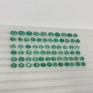 22.5cCt ธรรมชาติพลอย zambian มรกตเจียระไนทรงรีแบบหลวมสำหรับทำเครื่องประดับหินมรกตแบบเหลี่ยมเพชรพลอยขายส่งจากอินเดีย - Product Image 2