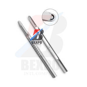 Raspador de hueso para implantes dentales recto para injerto óseo Acero inoxidable de grado alemán de alta calidad fabricado por BEXPO - Product Image 5