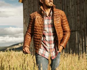 Gran oferta, chaqueta acolchada de poliéster para hombre, cuello alto transpirable a prueba de viento, cómoda y elegante ropa de invierno de calle alta - Product Image 2