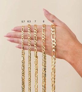 Bijoux indiens faits à la main en argent de haute qualité en acier inoxydable motif en croix Zircon perle chaînes en or Arizona Main - Product Image 3