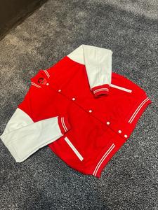 Personnalisable Varsity Baseball Jacket Cotton Blend Letterman Jacket Laine Cuir Manches Toile Caractéristiques Broderie Design Lettre - Product Image 6