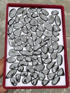 ARHAN GEMS Plata Natural Psilomelane Cabujón suelto Piedras preciosas Forma y tamaño mixtos 10-40mm Lote para la fabricación de joyas - Product Image 4