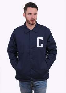 Veste de coach pour homme avec logo personnalisé, hiver, fine, fermeture à boutons sur le devant, coupe-vent, 100% polyester enduit, streetwear - Product Image 3