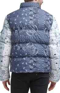 Veste matelassée d'hiver brillante pour homme sur mesure, nouvelle mode, streetwear, vêtements d'extérieur, vente en gros - Product Image 5