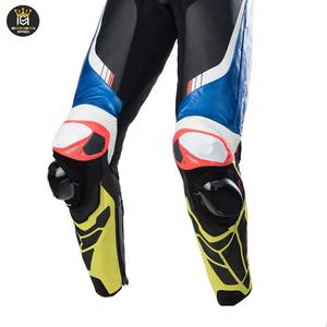 Combinaison de moto en cuir sur mesure de haute qualité pour adultes - Combinaison de course imperméable, coupe-vent et respirante avec logo au dos - Product Image 6