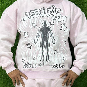 ชุดเซ็ต 2 ชิ้น คุณภาพพรีเมียม ยูนิเซ็กซ์ เสื้อฮู้ด กางเกงคาร์โก้เอวยางยืด ผ้าฟลีซ น้ำหนักเบา โพลีเอสเตอร์ผสมคอตตอน สำหรับฤดูหนาว ไซส์พลัส - Product Image 6