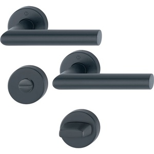 Operador de Puerta Automática Amsterdam Rosette Set E1400Z/42KV/42KVS Acero Inoxidable F9714M Miter SK/OL DIN Izquierda/Derecha HOPPE - Product Image 1