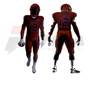 Camisetas y pantalones de fútbol americano personalizados duraderos, uniformes deportivos para equipos universitarios, kit de uniforme de fútbol americano personalizado para hombres - Product Image 2