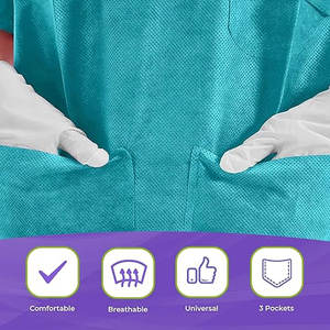 Uniforme de gommage unisexe de bonne qualité livraison rapide nouveau style de vêtements de travail vente en ligne ensemble de costume médical d'hôpital - Product Image 5