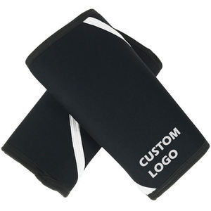 Manchons de protection pour coudes et genoux en néoprène de 7 mm d'épaisseur, personnalisables avec logo, respirants, en nylon robuste, pour le fitness, la musculation et la sécurité. - Product Image 2