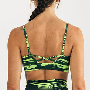 Sujetador deportivo sin costuras transpirable para mujer, ropa deportiva de alto impacto, correas ajustables, Sujetador deportivo para mujer con logotipo personalizado - Product Image 3