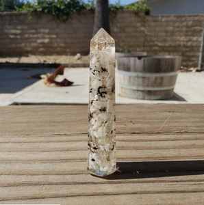 Varitas de masaje facetadas de piedra lunar arcoíris, venta al por mayor, artesanías de cristal, Vikingo, Feng Shui, Reiki, rocas, orgón, productos de energía para la venta - Product Image 2