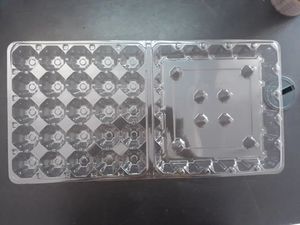 O ovo plástico claro Eco-amigável encaderna a bandeja chocante reciclável do empacotamento para o armazenamento e o fornecedor sustentável - Product Image 5