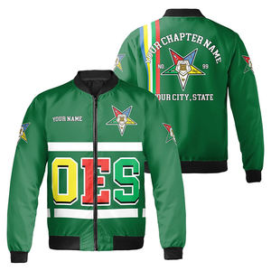 Personalizado Multi Color Orden DE LA Estrella del Este OES AF & AM Bomber Jacket 2025 de alta calidad por encargo Chaquetas - Product Image 5