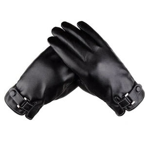 Guantes de Cuero para Hombre, Casuales, para Viajes al Aire Libre, Diseño Moderno, Material de Piel de Oveja Suave, Térmicos, Transpirables, con Pantalla Táctil - Product Image 2