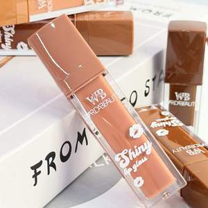 Gloss à lèvres hydratant vegan Warda Beauty, 6 teintes nudes, non collant, rouge à lèvres liquide quotidien, maquillage, emballage personnalisé avec logo - Product Image 6