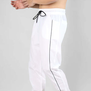 Pantalones Deportivos Casuales para Hombre al por Mayor, Estilo Flare, Lavado Ácido Intenso Personalizado, Estampado Gráfico, Desteñido al Sol, con Borde Crudo, Corte Recto y Acampanado - Product Image 2