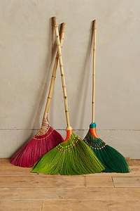 Eco-Friendly Short <b>Handle</b> Garden <b>Broom</b> Handicraft <b>Wooden</b> Stick for House Cleaning & Dustpan Green Grass <b>Broom</b> Product - Product Image 3
