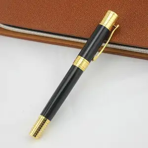 Gold plated roller Gold plated for Smooth Premium Pen for Office Use Gifting Pens Black Roller Pen with premium pack of