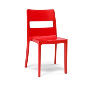 <b>Stackable</b> Technopolymer <b>Dining</b> <b>Chair</b> for Indoor and Outdoor Use, Flame Retardant Option, Restaurant Cafe Terrace <b>Chair</b>, Italy - Product Image 1