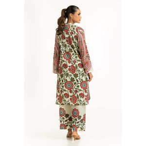 ชุดเซ็ตผ้าเครปพิมพ์ลายโบฮีเมียน คอสแควร์ รุ่น IPST-44990 ไซส์ XS ชุดสองชิ้นสำหรับฤดูใบไม้ผลิ/ฤดูร้อน ขั้นต่ำสั่งซื้อ 2 ชิ้น - Product Image 4