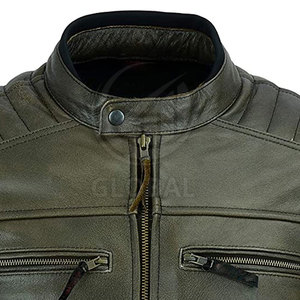 Chaqueta de cuero de alta calidad para carreras de automóviles, transpirable, manga completa, personalizable, diseño OEM para uso en invierno, GLOBAL EDGE - Product Image 5
