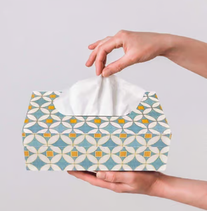 Elegante caja de pañuelos de madera maciza caja de servilletas esmaltada elegante soporte de pañuelos inteligente caja de pañuelos más vendida - Product Image 1