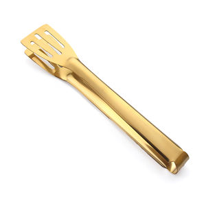 New Dilwala Gold Tong for Kitchen Cooking and Serving Premium Gold Plated Dilwala Tong for <b>Home</b> and Restaurant Use - Product Image 1