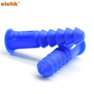 Taco de Expansión Elehk de 1 1/2 Pulgadas, 4.5 Kg, con 50 Piezas, Plástico Verde Acanalado, Anclaje de Pared de 12-14-16 x 1-1/2 - Product Image 3