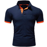 Jersey Sólido de Alta Calidad para Camisetas de Hombre, Manga Corta, Colores y Tallas Personalizadas, 100% Algodón, Venta al por Mayor para Camisetas de Golf