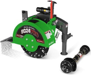 Nuevo Producto: Trituradora de Raíces y Tocones de Alta Resistencia con Motor PTO, Modelo SG24PRO Verde - Product Image 3