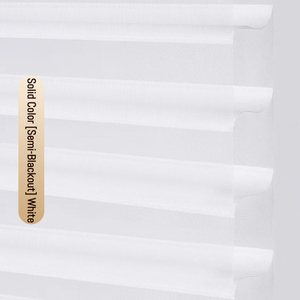 Rideaux modernes encastrés de luxe pour salon, stores à enroulement motorisés électriques, triple occultation, pour hôtel et villa, filtrant la lumière, en polyester doux - Product Image 5