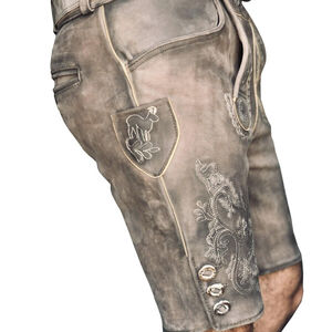 2025 Custom Trachten Kurz leaderhose/Trachten Bavarian Pants Custom Lederhosen Real leather short Lederhose para hombres - Product Image 1