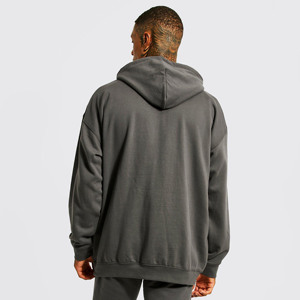 ชุดวอร์มแขนยาวคอเสื้อมีฮู้ดสำหรับผู้ชายดีไซน์ลายพิมพ์สกรีนแบบสั่งตัดมาใหม่ฤดูหนาว - Product Image 3